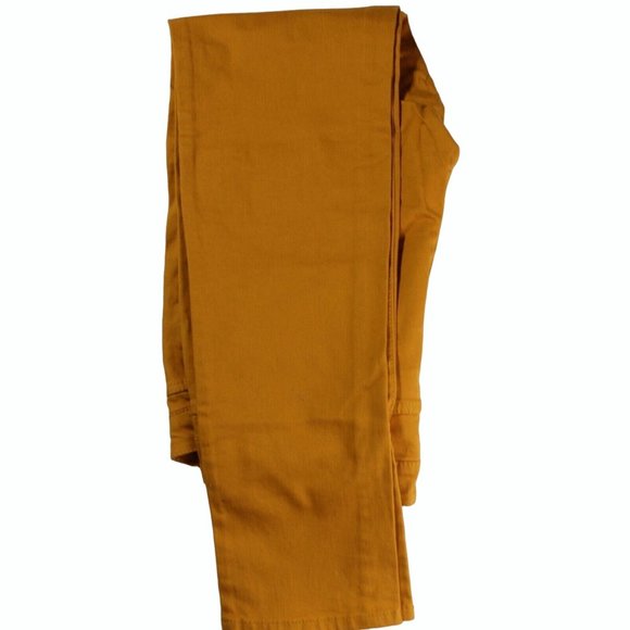 Jalate Jeans Womens Yellow Regular Fit Low Rise Denim Skinny Jeans Size 11‎ - Picture 4 of 6